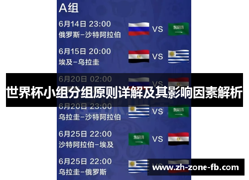 世界杯小组分组原则详解及其影响因素解析